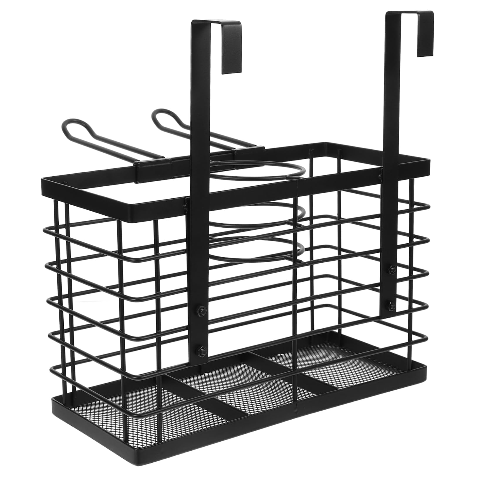 Alipis Door Hair Dryer Rack Adjustable Stand for Hair Tools Easy to Install Smooth Edges Bathroom Organizer