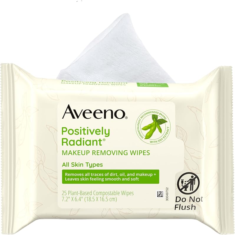 Calm + Restore Unscented Makeup Remover Wipes, Fragrance-Free, 25 Ct | Makeup Removing Face Wipes, Oat Extract & Calming Feverfew, Sensitive Wipes Leave Skin Feeling Soothed, Alcohol-Free