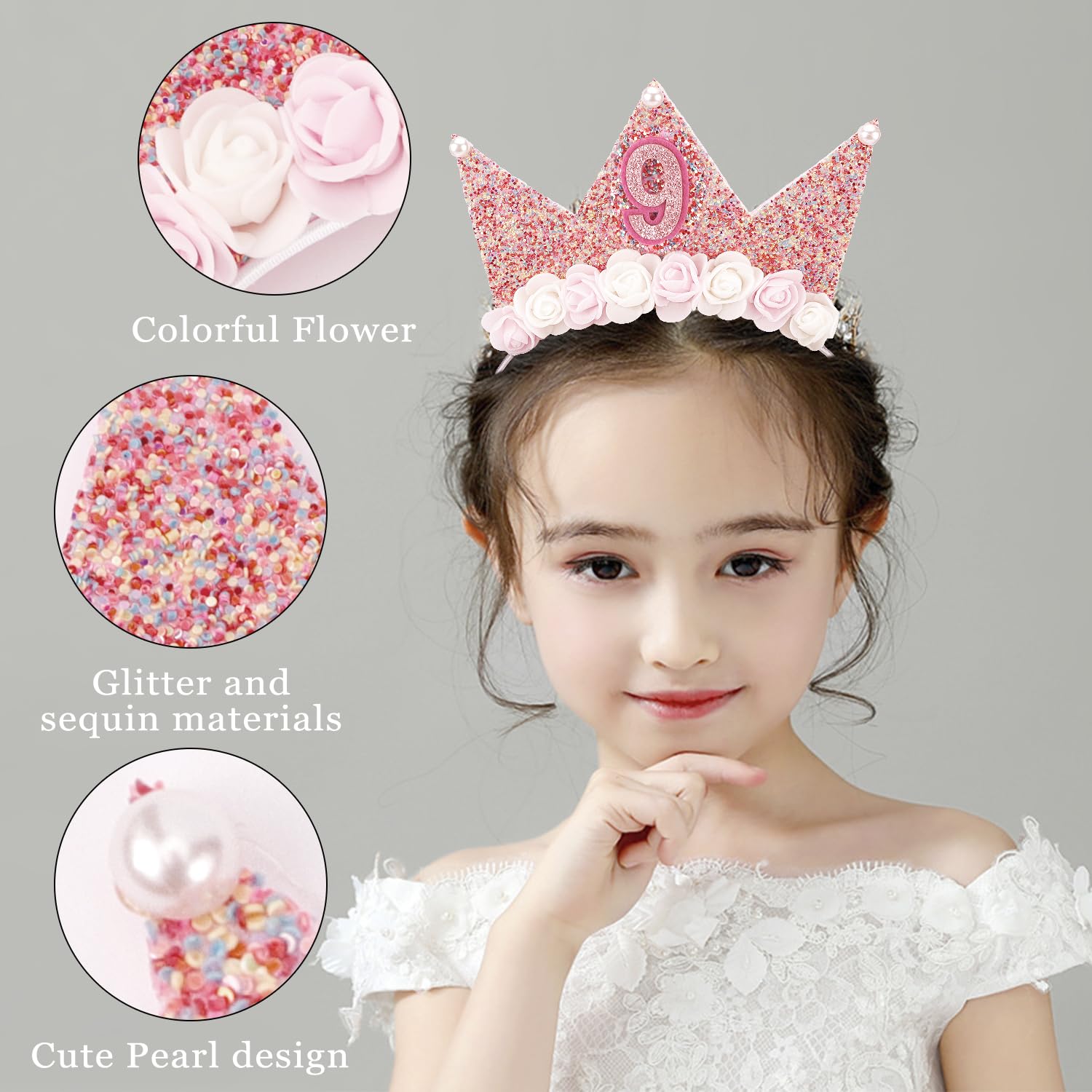 Amazon.com: SuPoo 9th Birthday Decorations for Girl 
