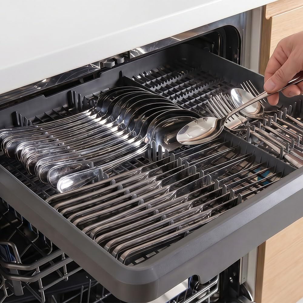 Cecotec Lavastoviglie da Incasso 45 cm Bolero Aguazero 4270 Full-BI. 11 Coperti, 6 Programmi, Classe D, Inverter Plus Duo, Pannello Touch, FloorView Light, Super Dry, Half Load, Save+, AutoClean