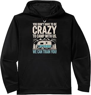 Cool Camping Design For Men Women Kids Camp Outdoor Camping Performance Hoodie