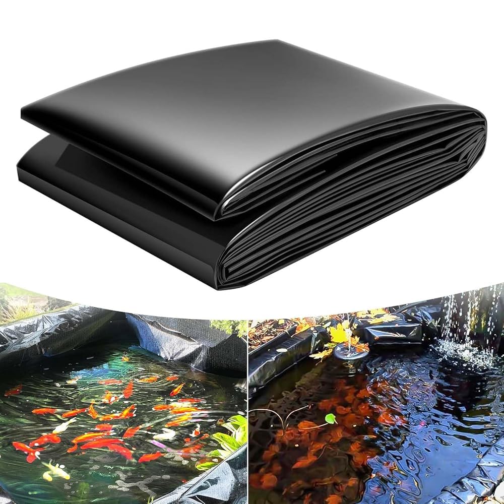 Lámina HDPE Impermeable Para Estanques 7x7 M – Resistente, Flexible Y Segura Para Peces Y Plantas