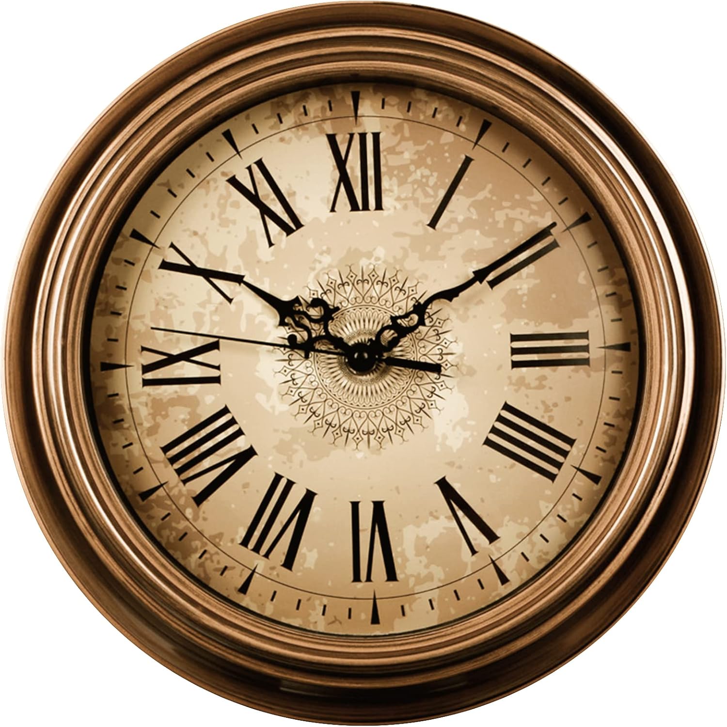 Vaupan Vintage Wall Clocks 12 Inch NonTicking Silent Wall Clocks