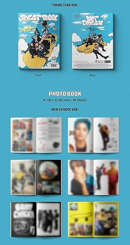 Miniatura 4 de 2 álbum de repuesto (libro de fotos) (nueva escuela + estrella joven - juego.+1ea F.Poster (beneficio de pedido previo) + 2 tarjetas de regalo de