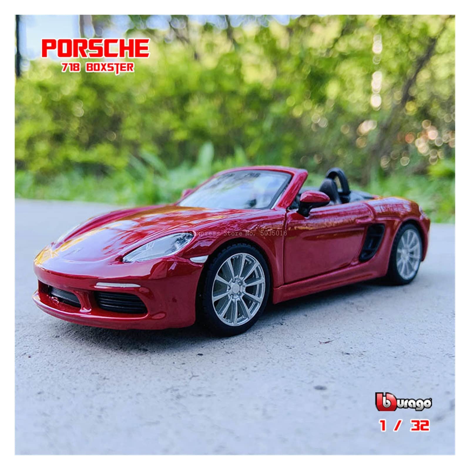 Amazon | 1:18 ポルシェ 718 ボクスターとおもちゃの車の金属の