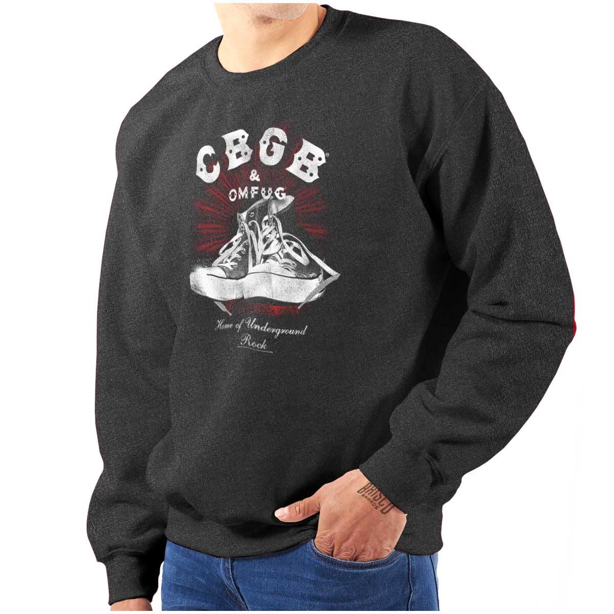 Brisco Brands CBGB & OMFUG New York City Sweatshirt for Men or Women