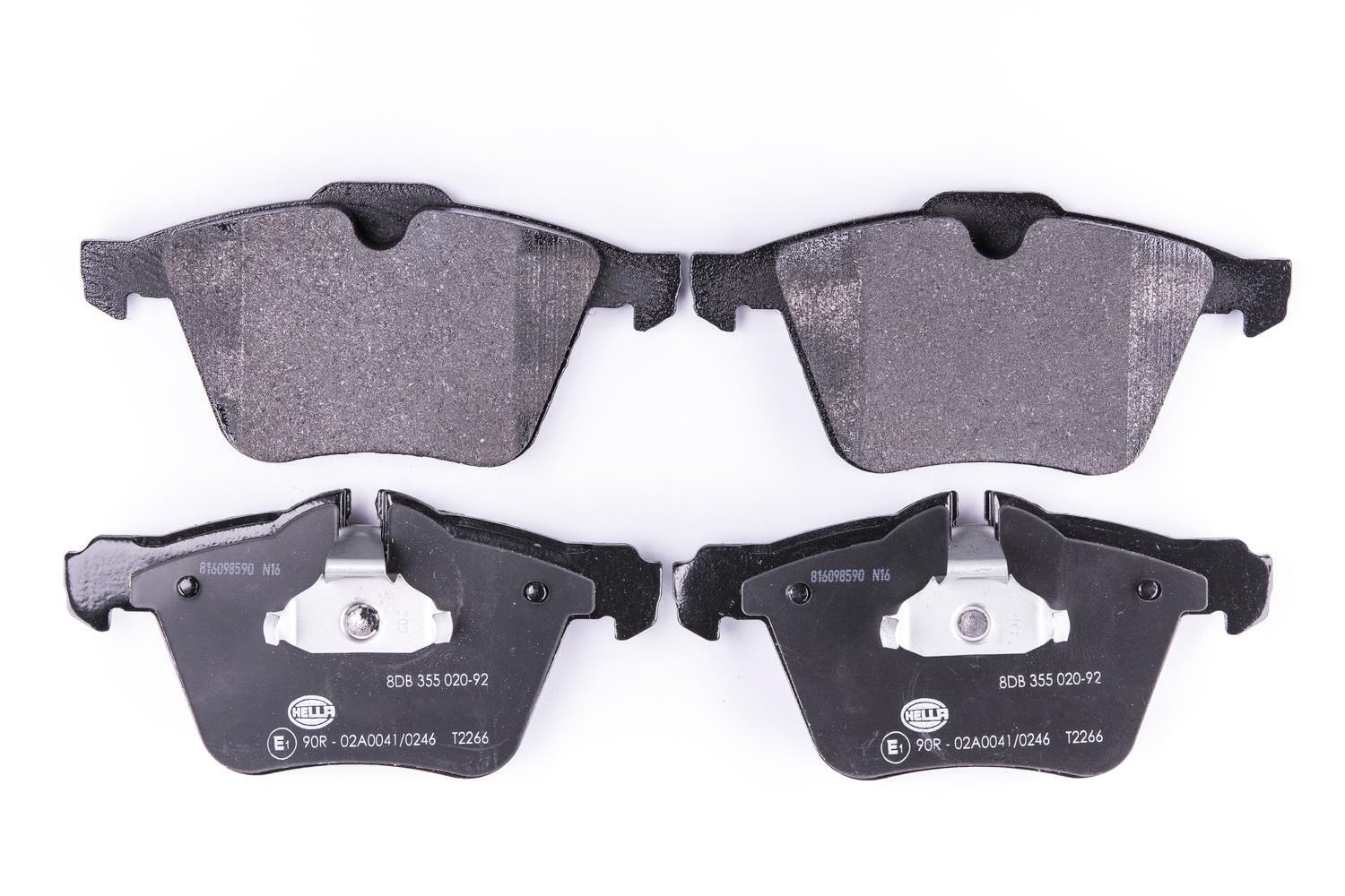 HELLA PAGID Bremsbelagsatz T2266 – Bremsbeläge (Teves System) – Jaguar-Kompatibilität