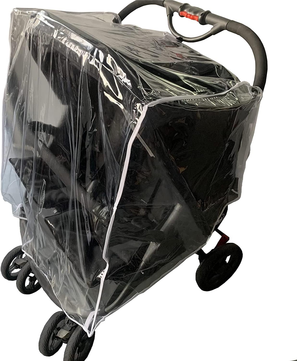 Jeep Side by Side Stroller One Size Weather Shield, White