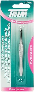 SLANT TIP TWEEZERS CHRM (Pack of 6)