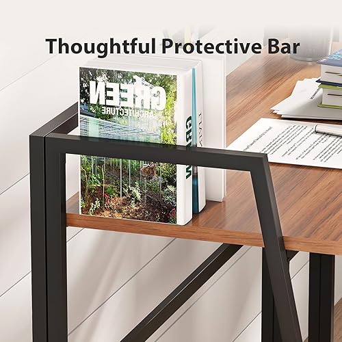 Miniatura 6 de EUREKA ERGONOMIC Escritorio plegable para espacios pequeños, mesa de escritorio plegable sin montaje, escritorio de computadora de 41 pulgadas, mesa