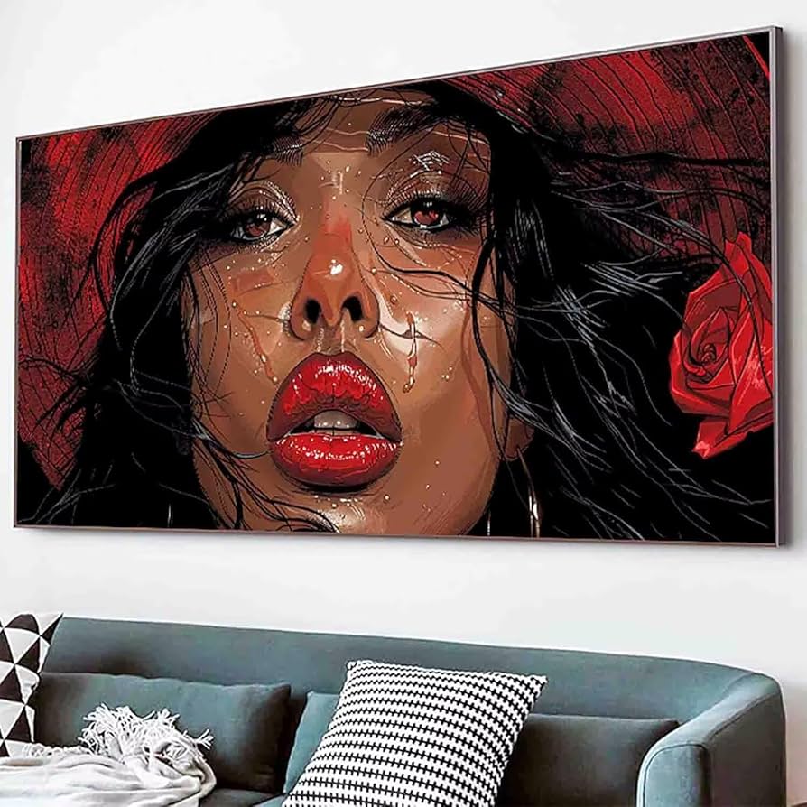 Amazon.co.jp: ダイヤモンドアート 赤い唇 ダイヤモンドアート