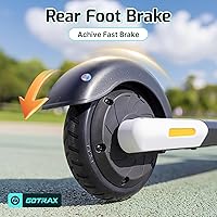 Vista 5 de Gotrax GKS Mini Electric Scooter for Kids 6-12, Max 3.75 Miles & 7.5 Mph by 150W Motor, 6'' Wheel, Thumb Control Easy to Ride & Assemble