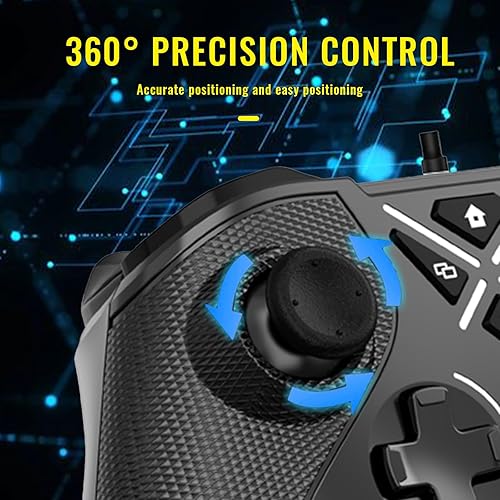 Miniatura 4 de Snail Bear Wired Gaming Controller for Xbox One, Xbox One S, Xbox One X, Windows 108.187 PC, Black