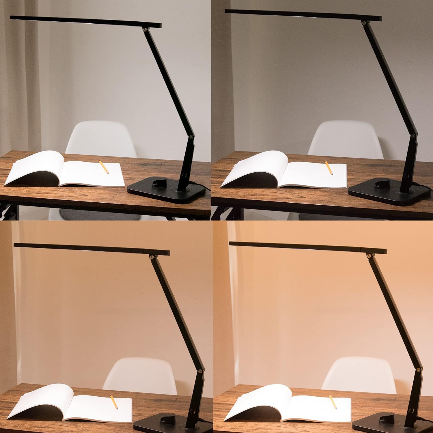 ヒーリングライト研究所] デスクライト LED 【照明士推奨】目に優しい