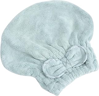 Abaodam 2 Peças Touca De Banho Touca De Cabelo De Secagem Rápida Turbante Toalha Envoltória De Cabelo Microfibra Toalha De Cabeça Fofa Chapéu De Cabelo De Secagem Rápida Touca De Secagem