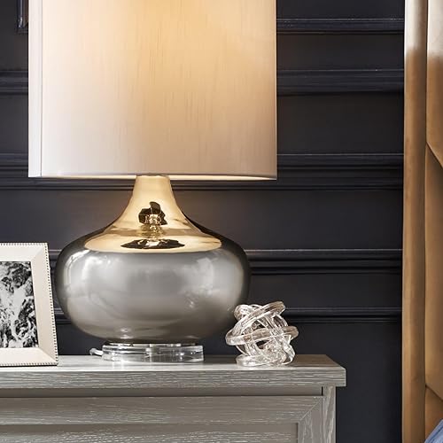 Miniatura 2 de Z Gallerie Escultura de nudo de vidrio soplado a mano, decoración única de vidrio trenzado y trenzado para espacios familiares juguetones, centro de