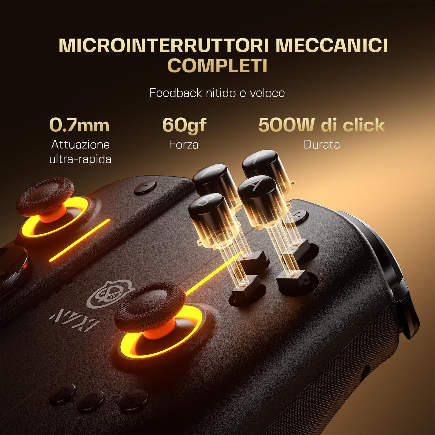 NYXI Hyperion 3 Controller per Switch 2 – Primo Controller Wireless di Terze Parti per Switch 2, Hall joystick, Pulsanti Meccanici, Pulsante C, 9 Assi Giroscopio, Pulsanti Posteriori, Ergonomico
