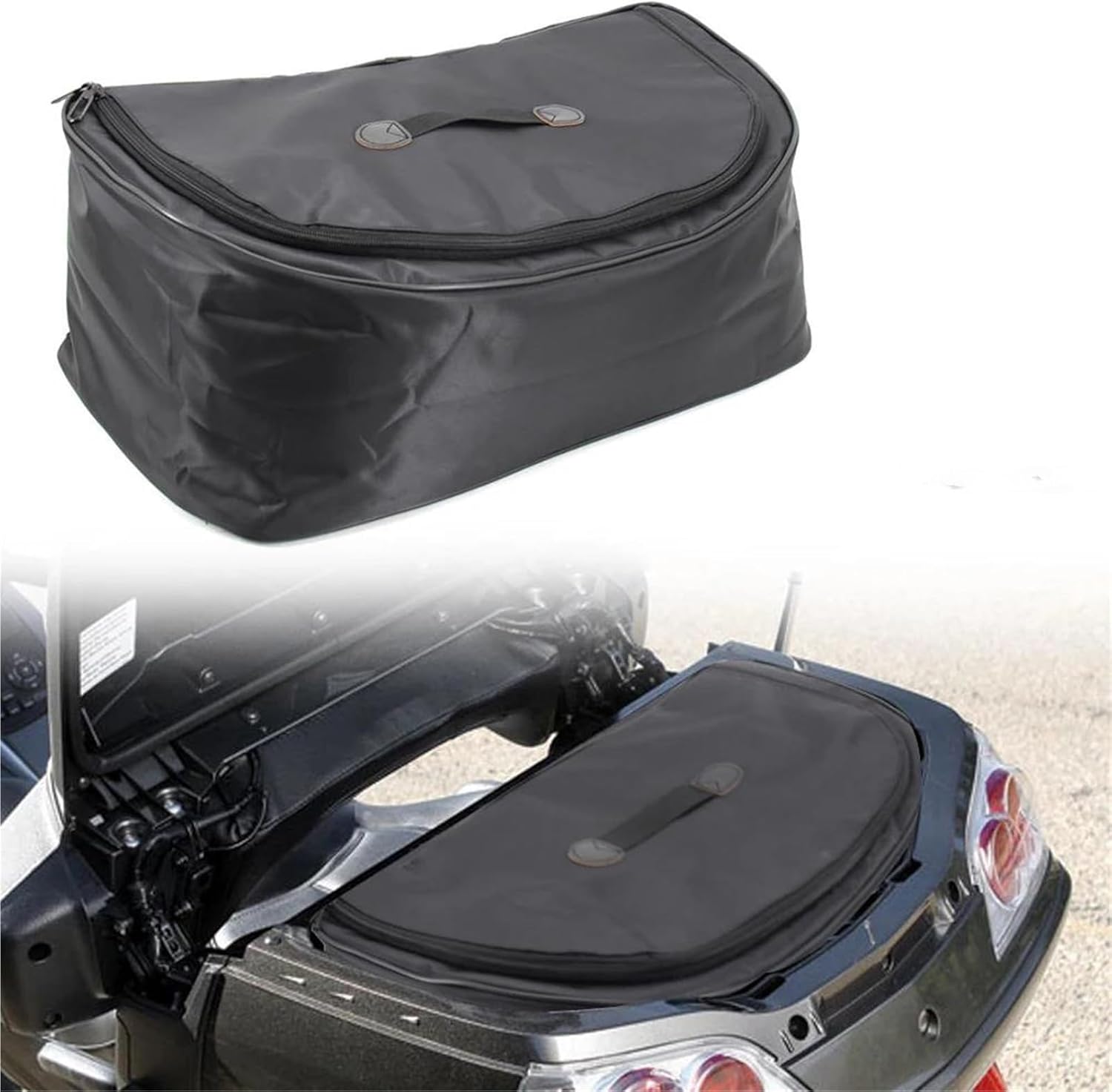 サドルバッグ オートバイアクセサリーリア荷物収納袋内ポケット に適合するゴールドウィング GL1800 2001-2020