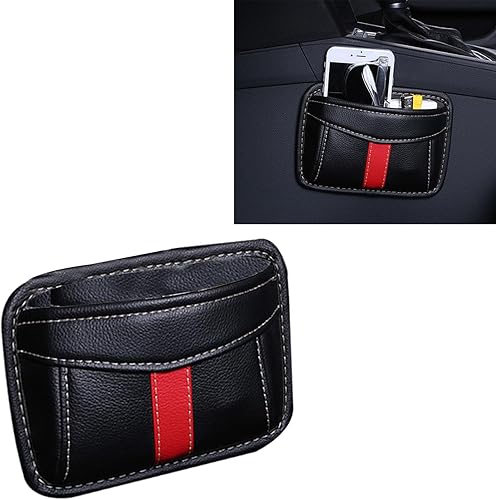 2 organizadores universales multifuncionales para asientos de automóvil, 7.08 x 5.11 pulgadas, organizador de respaldo de asiento autoadhesivo,