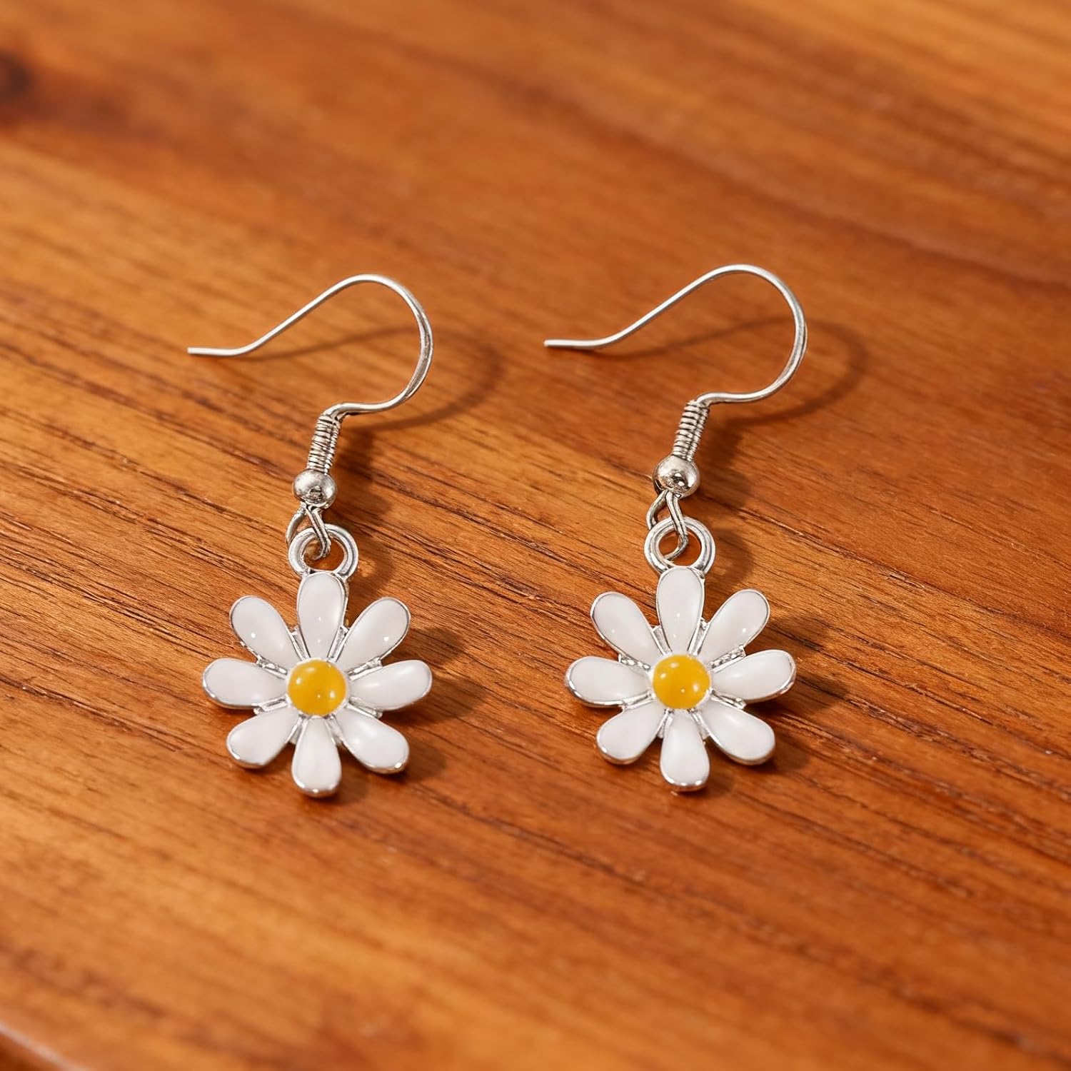 Daisy Birthday Gifts for Women Mom Sister Yellow Flower Themed Jewelry Daisy Earring - Image 7