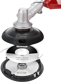 Oregon Gator SpeedLoad Universal 5” Pro Trimmer Head & Line for Straight Gas String Trimmers and Multi Tools above 33cc. Fits Husqvarna, Stihl, Echo, Shindaiwa, Tanaka, and more