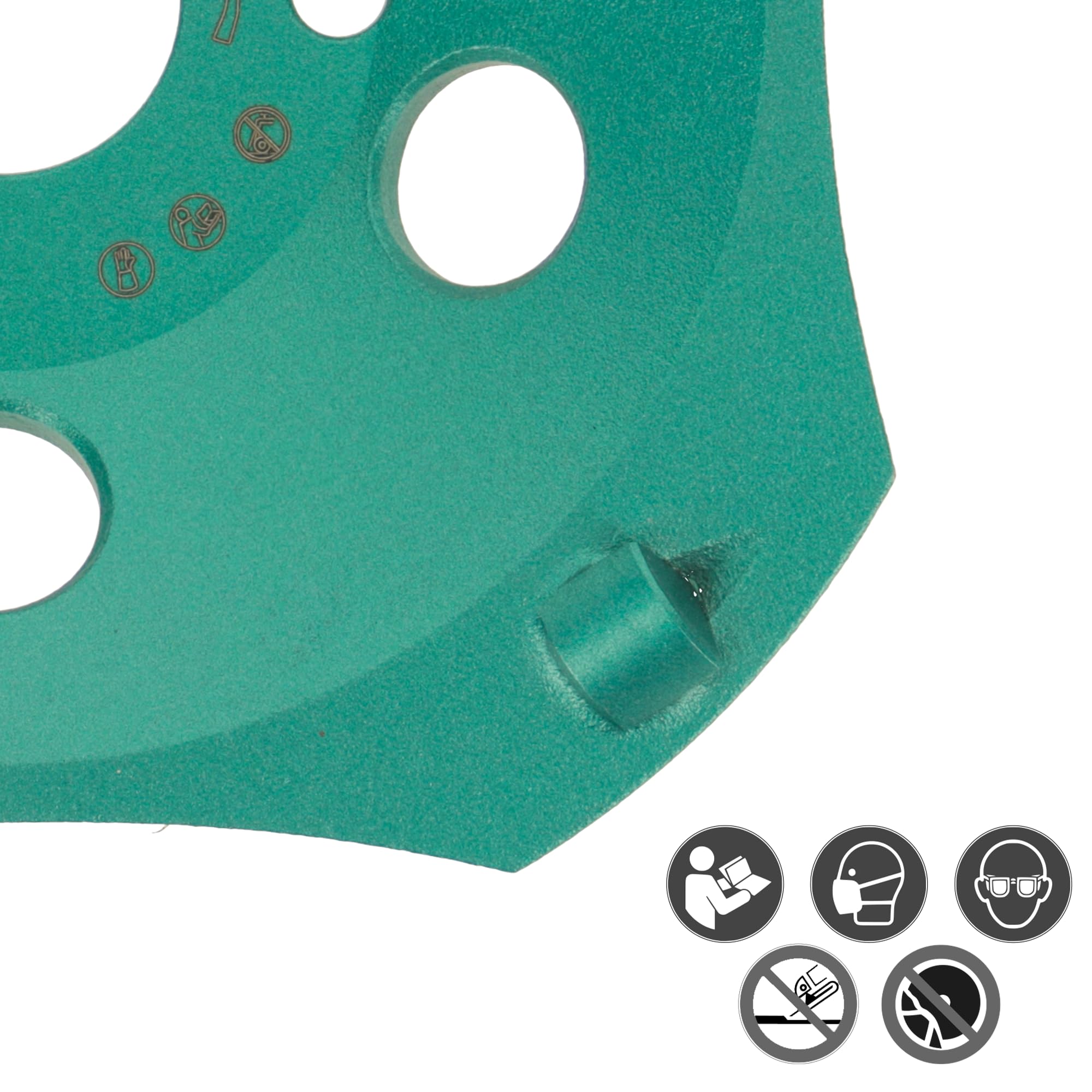 PRODIAMANT mola a tazza diamantata professionale PKD 125 mm x 22,2 mm 4 segmenti mola a tazza diamantata PDX829.793 125mm adatta a smerigliatrice angolare