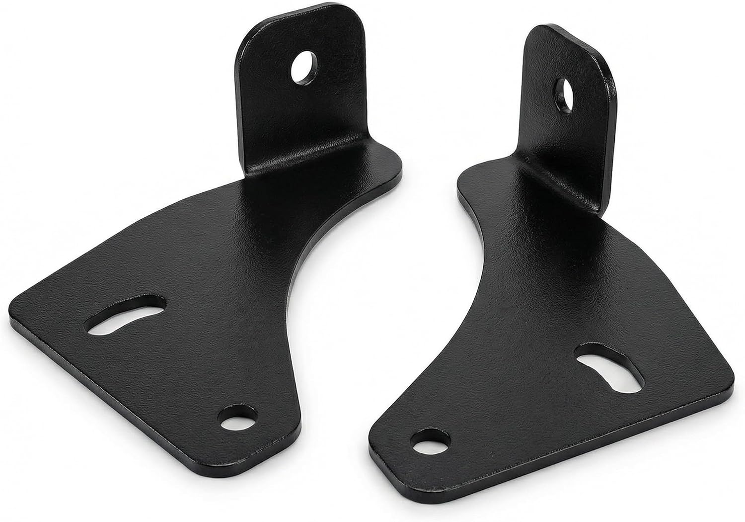 Front Light Pod Mount Brackets Compatible with CF Moto Uforce U10 Pro & Pro Highland (2024-2025) - Heavy-Duty 304 Stainless Steel LED Light Holders - Black Powder Coated Offroad Accessories