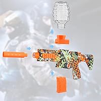 Vista 6 de Paquete de 2 lanzadores de salpicaduras de gel, juguete eléctrico de bola de salpicadura completamente automática, 10 rondas por segundo, 50000+