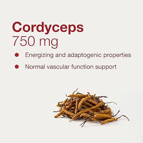 Miniatura 4 de Protocol Cordyceps 750mg - Apoyo inmunológico* - Cápsulas de hongos Cordyceps para la salud vascular* - Sin OMG - 90 cápsulas vegetales