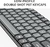 Keychron K3 Max Ultra-Slim Wireless Mechanical Keyboard، QMK / VIA Programmable Bluetooth 5.1 / 2.4 GHz / Wired with RGB Backlight Hot-Switch Low Profile Gateron Brown Switch for Mac Win Linux - UK Layout