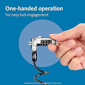 Amazon.com: Kensington Slim NanoSaver Portable Combination