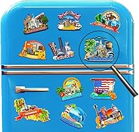 Vista 4 de Imán de madera para nevera Orlando Florida, Estados Unidos, 3D, monumentos de viaje, coleccionables, recuerdos, decoración hecha a mano -2650