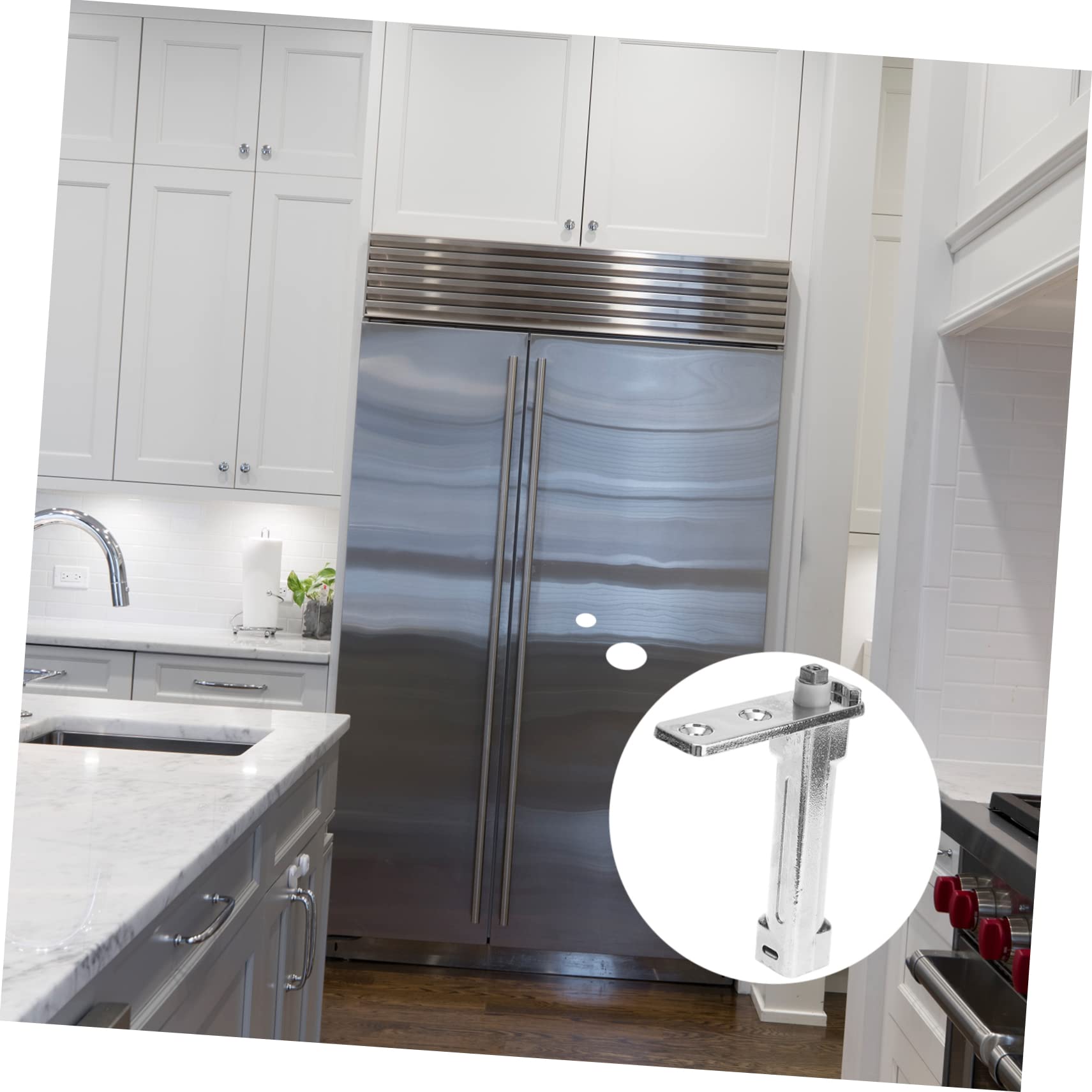 Lot De 4 Charnières Pivotantes Pour Ferme-Porte Automatique Charnières De Rechange Pour Réfrigérateur Charnières De Porte De Congélateur Charnières De Porte De Réfrigérateur