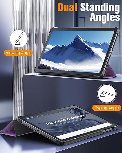 Miniatura 4 de MoKo Funda para tablet T-Mobile Revvl Tab 5G de 10.36 pulgadas, función de activaciónapagado automático y protector completo de cuero delgado con