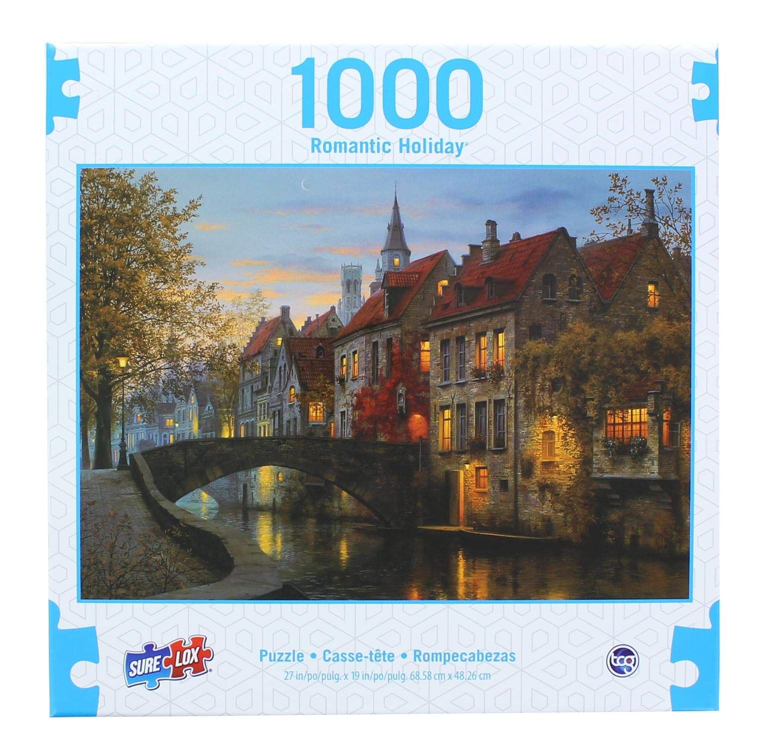 Amazon.com: Silent Evening 1000 Piece Puzzle Romantic Holiday