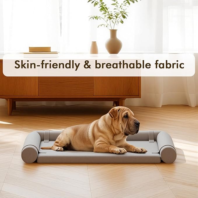 Cama Ortopédica para Perros Mediana con Funda Lavable miniatura 4