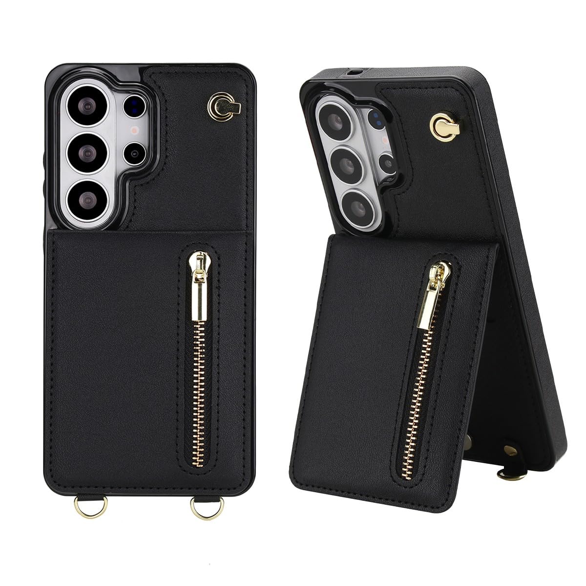 Coque Samsung S24 Plus protection intégrale avec portefeuille à zip - 8