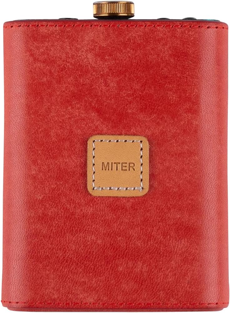 CASE for ifi hip-dac 3 / hip-dac 2 / hip-dac 1 portable dac, handmade italy pueblo leather case cover for hipdac3 (Red)