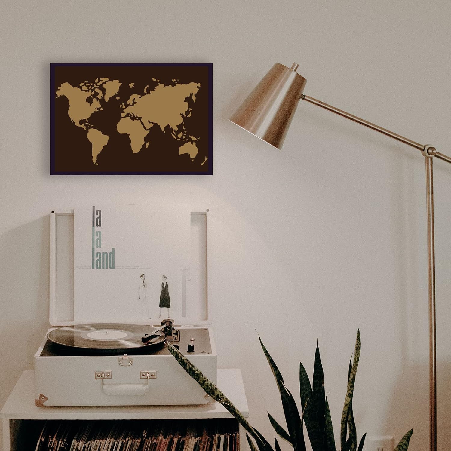 FINGERINSPIRE World Map Stencil Template 11.7x8.3 Inch - Plastic Painting Outline Pattern for DIY Home Decor - Reusable on Wood, Floor, Wall