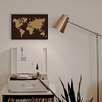 Vista 5 de FINGERINSPIRE Plantilla de plantilla de mapa del mundo de 11.7 x 8.3 pulgadas, patrón de contorno de pintura de plástico para decoración del hogar