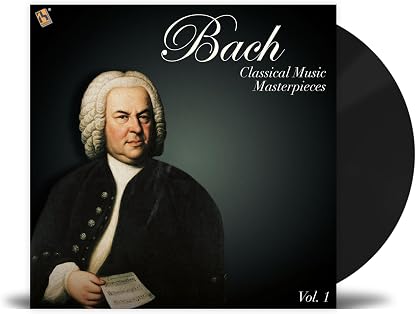 Vinyl Bach Johann Sebastian- Masterpieces of Classical Music por Johann Sebastian Bach — capa do álbum