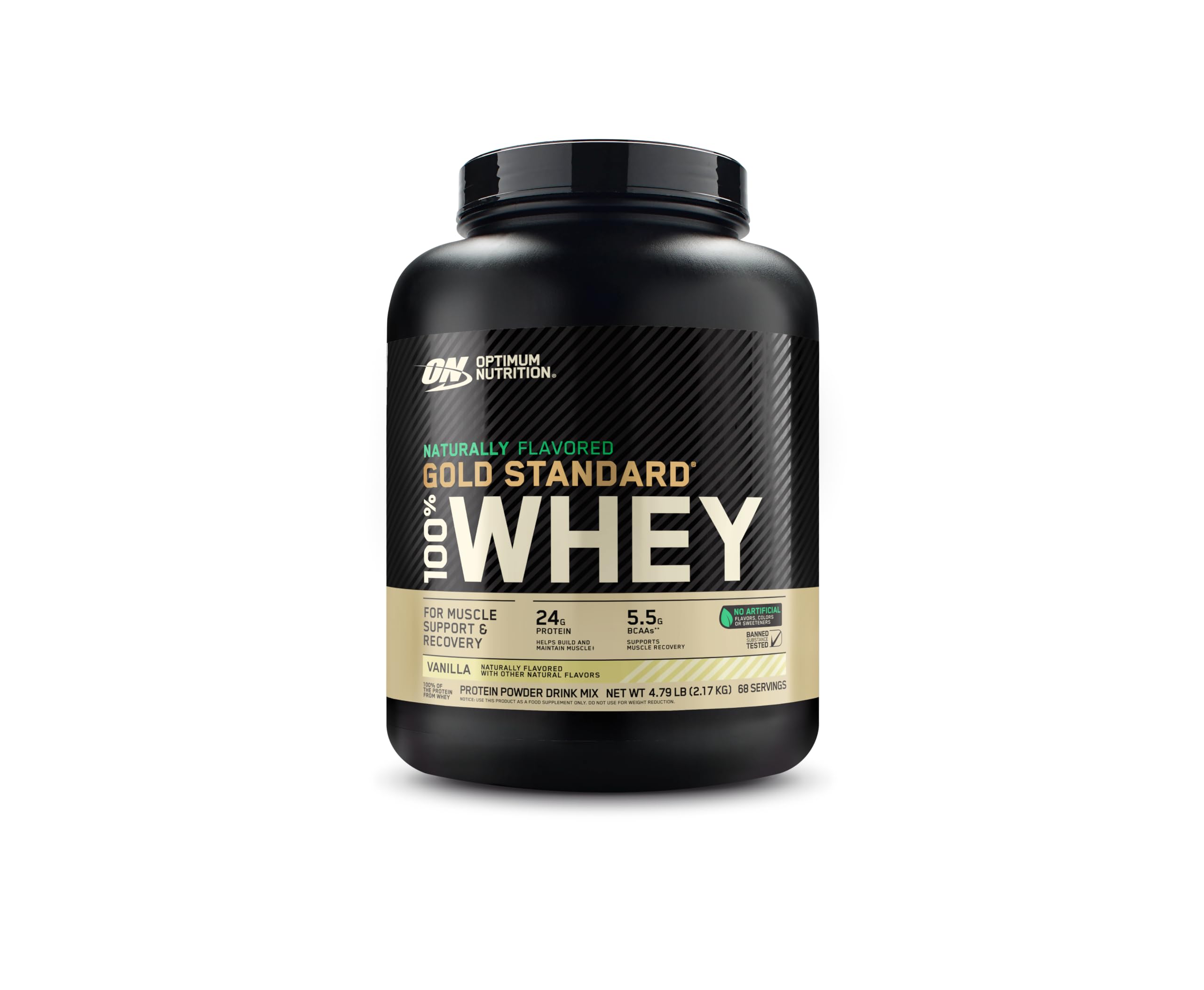 Optimum Nutrition Gold Standard Whey Protein Powder, Vanilla, 5 LB — Amazon image 11