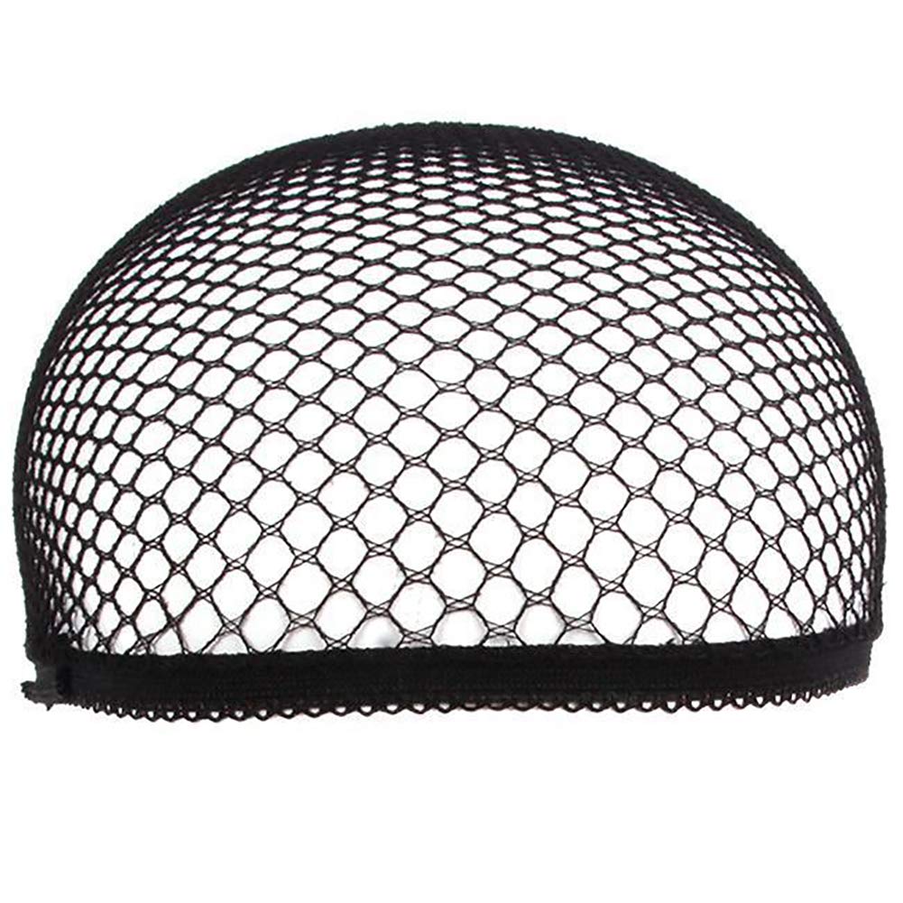 AKSmile Wig Heat Synthetic Stretch Cool Mesh Weaving Wig