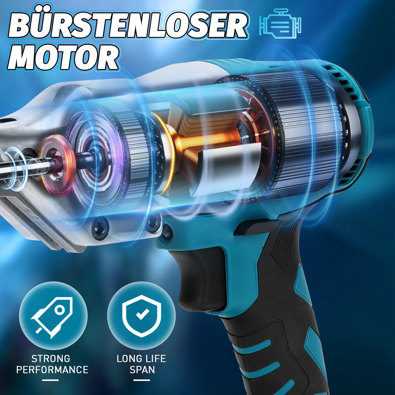 Forbici in metallo a batteria, compatibili con batteria Makita da 18 V, testa girevole senza spazzole, pratica batteria in metallo, forbici per lamiere, tappeti, tessuto, pelle, carta (senza batteria)