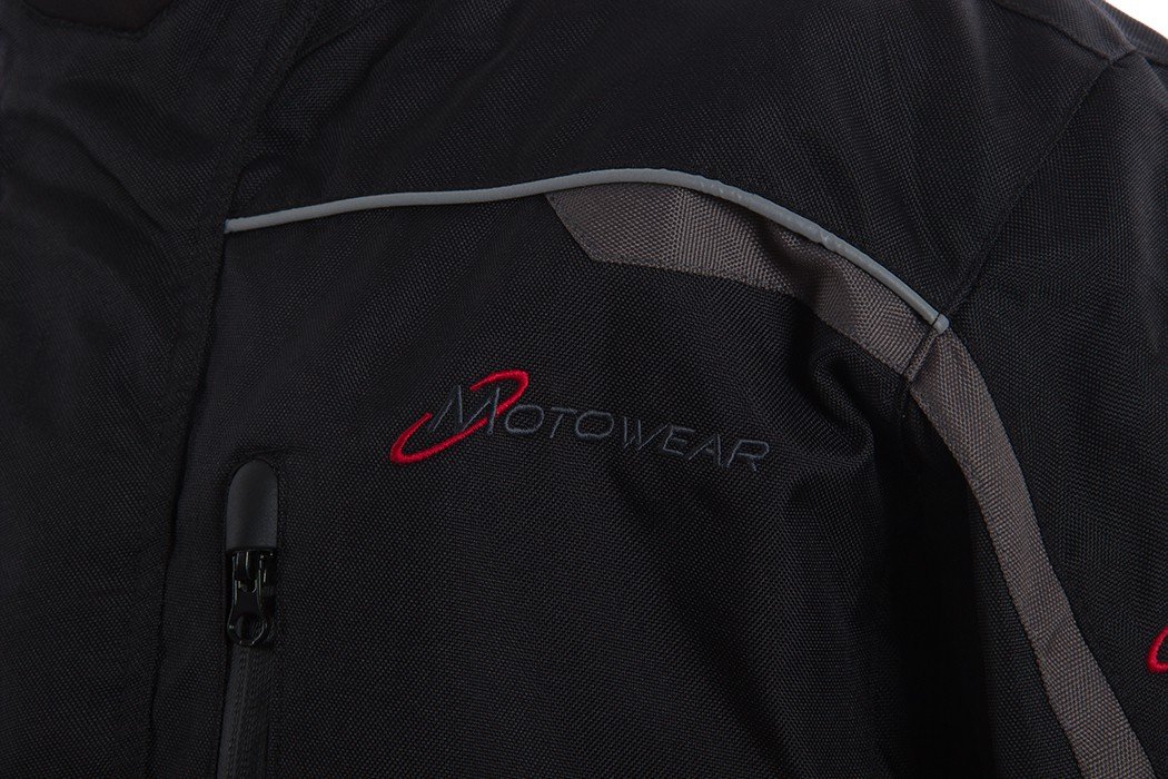 Motowear Motorradkombi P2 Textil - Wasserdicht, Atmungsaktiv, Schwarz, Unisex, One Size
