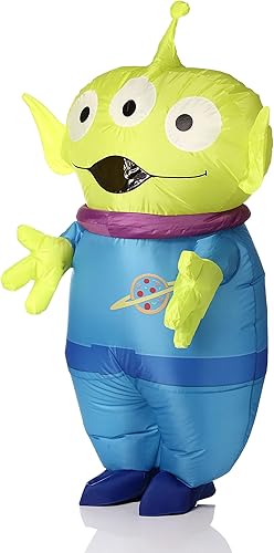 Miniatura 3 de Disguise Disfraz inflable unisex para adultos alienígenas, Multicolor -