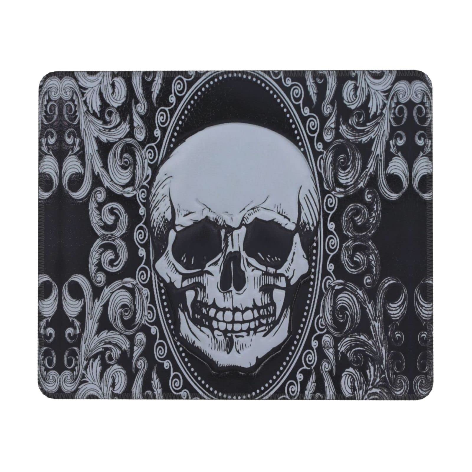 Tappetino Mouse Grande 80x30 Cm Con Teschio | Impermeabile, Antiscivolo Per Gioco E Ufficio