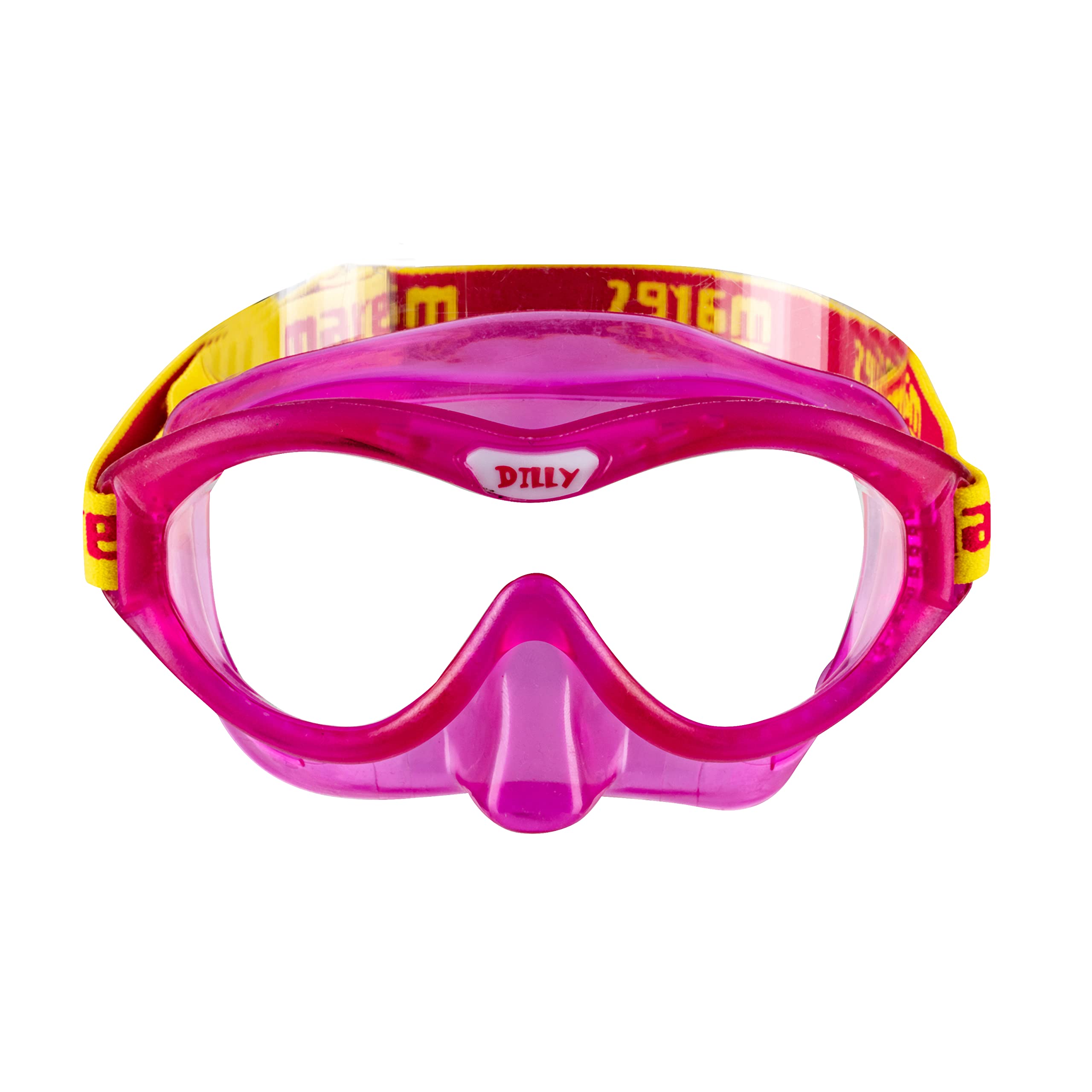Mares Combo Dilly - Set maschera e boccaglio bambini 4-7 anni, maschera in TPE flessibile, lente morbida, boccaglio ergonomico in silicone