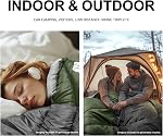 Sleeping Bags for Adults Cold Weather,Portable, Waterproof,Lightweight Sleeping Bag for Tall Girls Boys with Compression Sack for Warm Camping, Hiking, Outdoor & Indoor