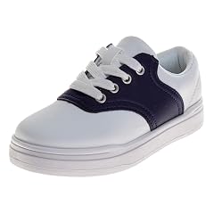 French Toast Kids Oxford Dress Shoes - Lace Up Loafer School Uniform Saddle Shoe for Girls and Boys